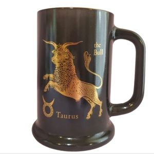 Vintage Taurus Beer Stein Mug